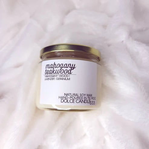 Spring collection soy candles
